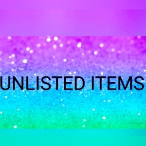 - Unlisted inventory